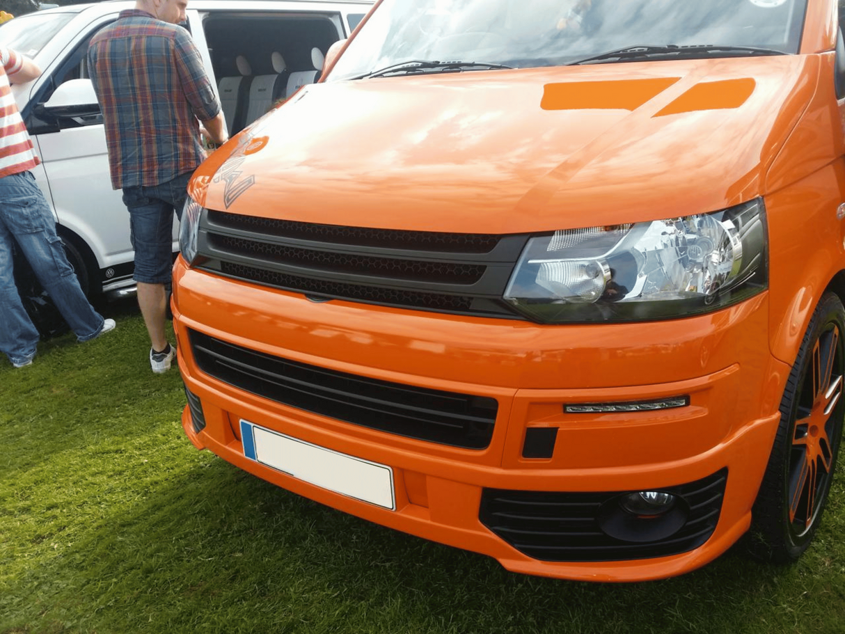 Pacchetto styling frontale opaco VW T5.1 Transporter Van (2 pezzi)