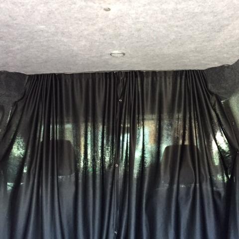 KIT DE RIDEAU DE SÉPARATION POUR CABINE POUR MAN TGE / NOUVEAU VW CRAFTER - CONVERSION CAMPER VAN