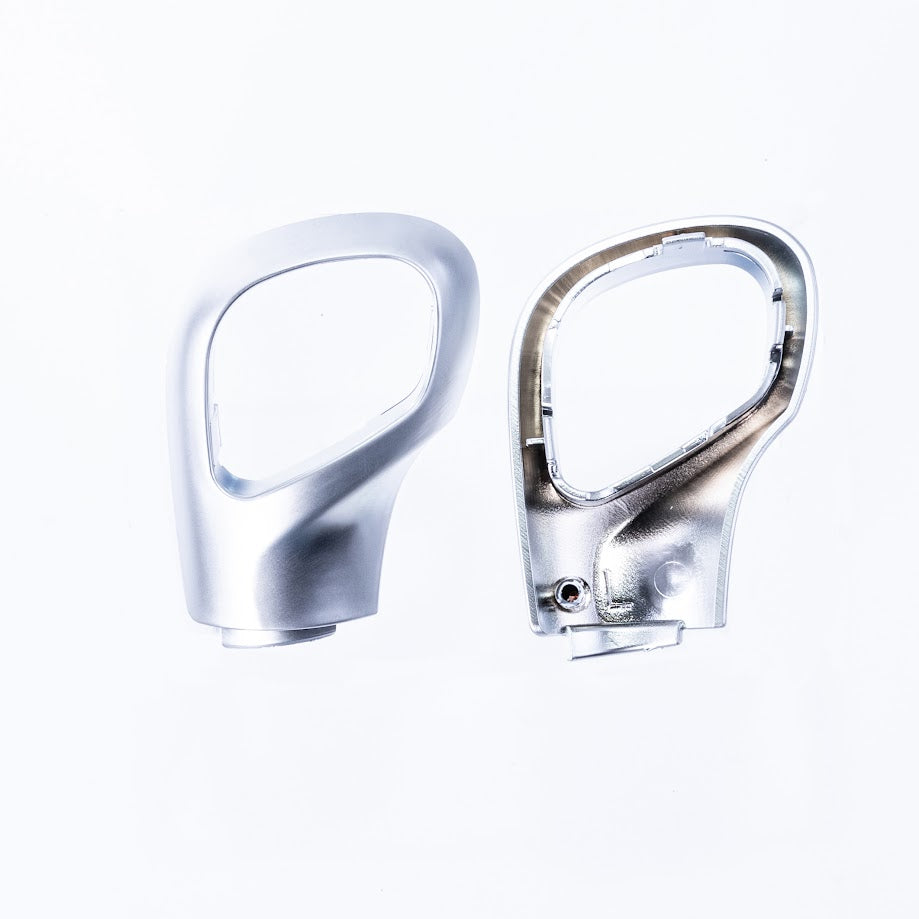 Per VW T5.1 Transporter Auto DSG Gear Knob Styling Caps - Coperture verniciate cromate opache, pronte per l'aggiornamento