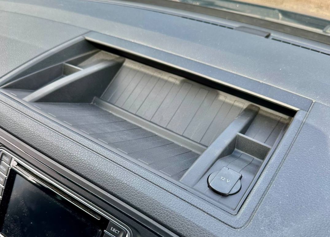 Voor VW T6 siliconen rubberen bovenste dashboardinzetstuk - antislip, duurzaam interieuraccessoire van Van-X