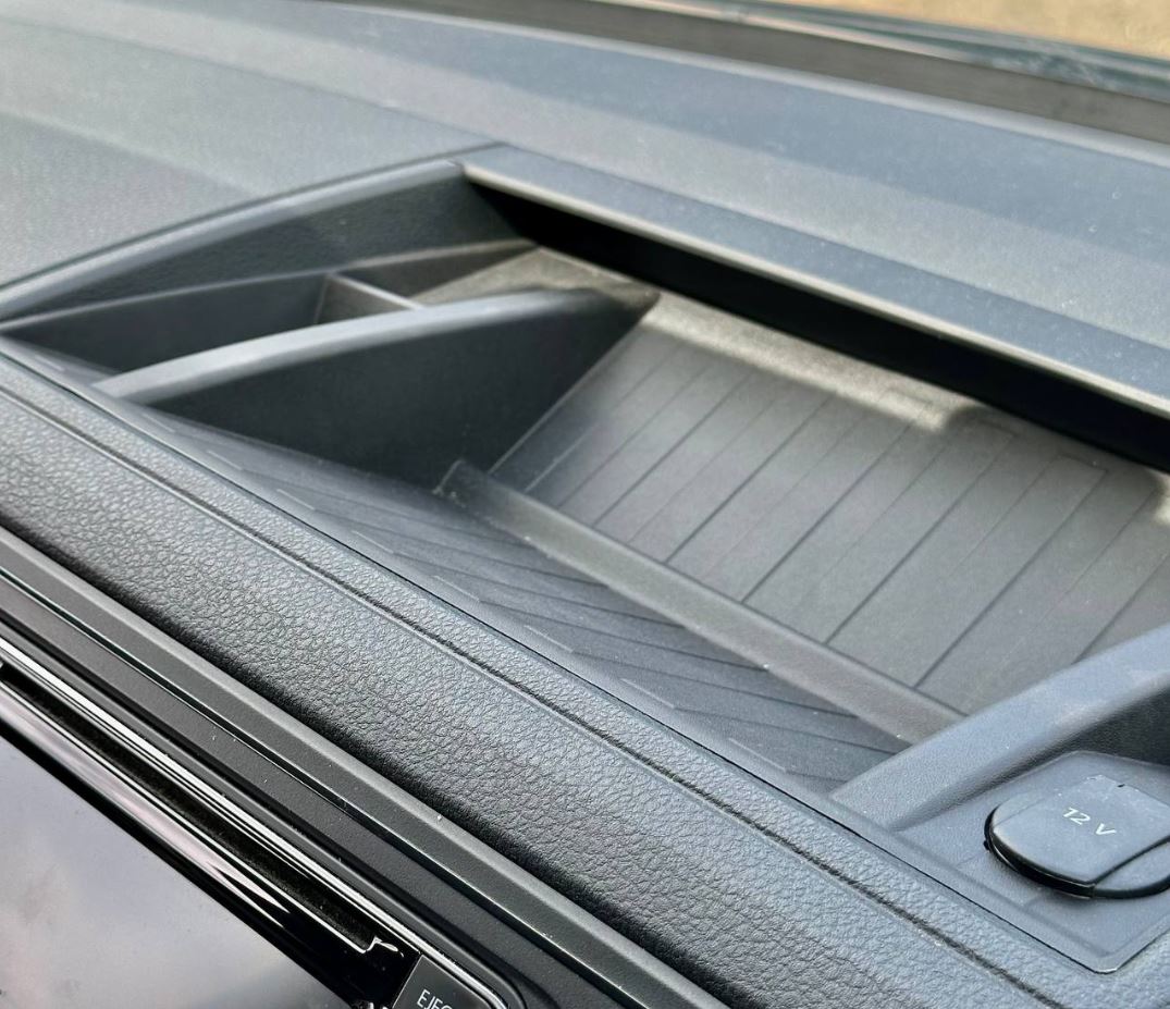 Voor VW T6 siliconen rubberen bovenste dashboardinzetstuk - antislip, duurzaam interieuraccessoire van Van-X