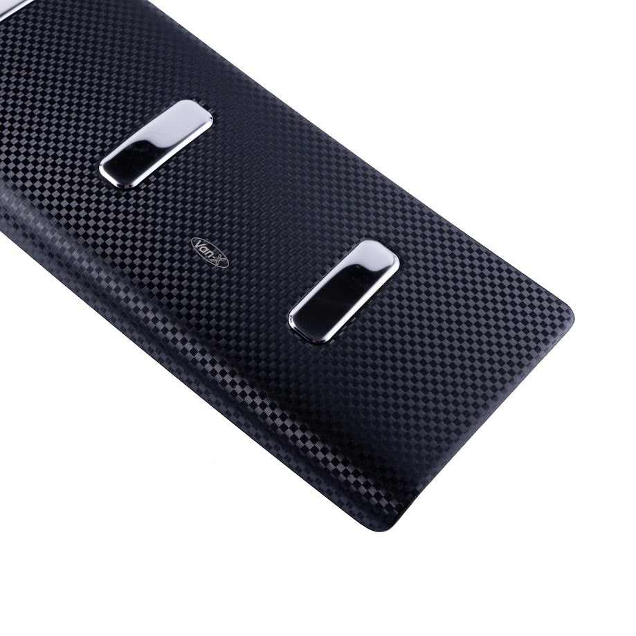 Protezione paraurti posteriore per VW T6 Barndoor SOLO pellicola in fibra di carbonio