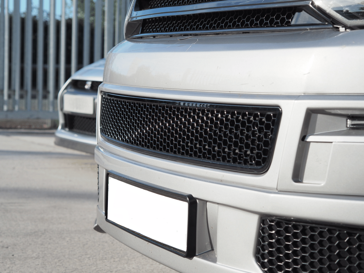 For VW T5.1 Transporter Van Front Styling Gloss-Black Package (2pcs)