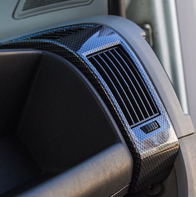 For Fiat Ducato, Peugeot Boxer, Citroën Jumper Dashboard Air Vent (Dark Carbon)