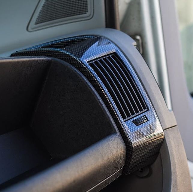 For Fiat Ducato, Peugeot Boxer, Citroën Jumper Dashboard Air Vent (Dark Carbon)