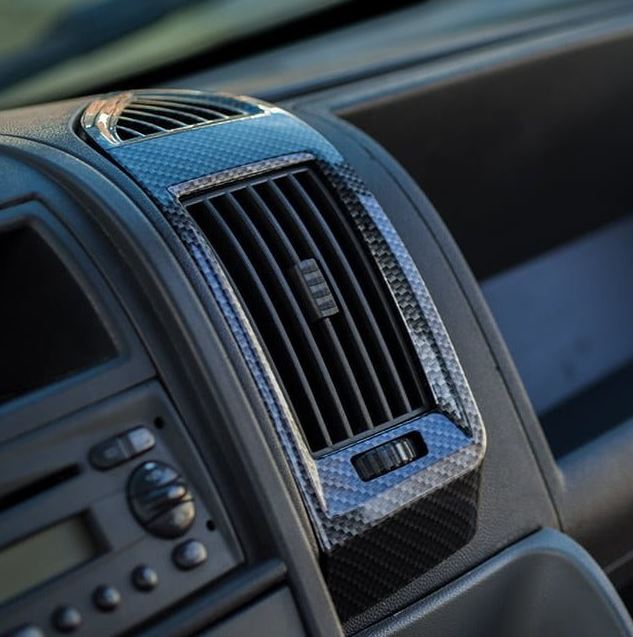 For Fiat Ducato, Peugeot Boxer, Citroën Jumper Dashboard Air Vent (Dark Carbon)