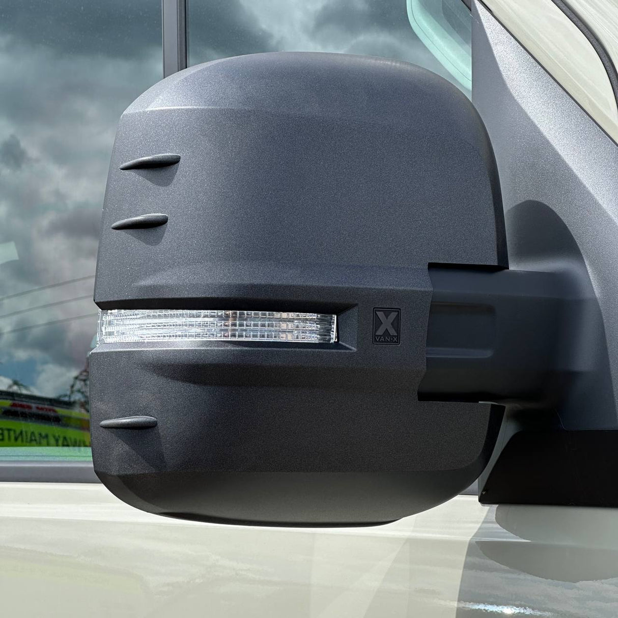 Pour VW Crafter Nouvelle Forme Housses de Rétroviseurs - Ensemble de 2 - Hammerite | Van-X
