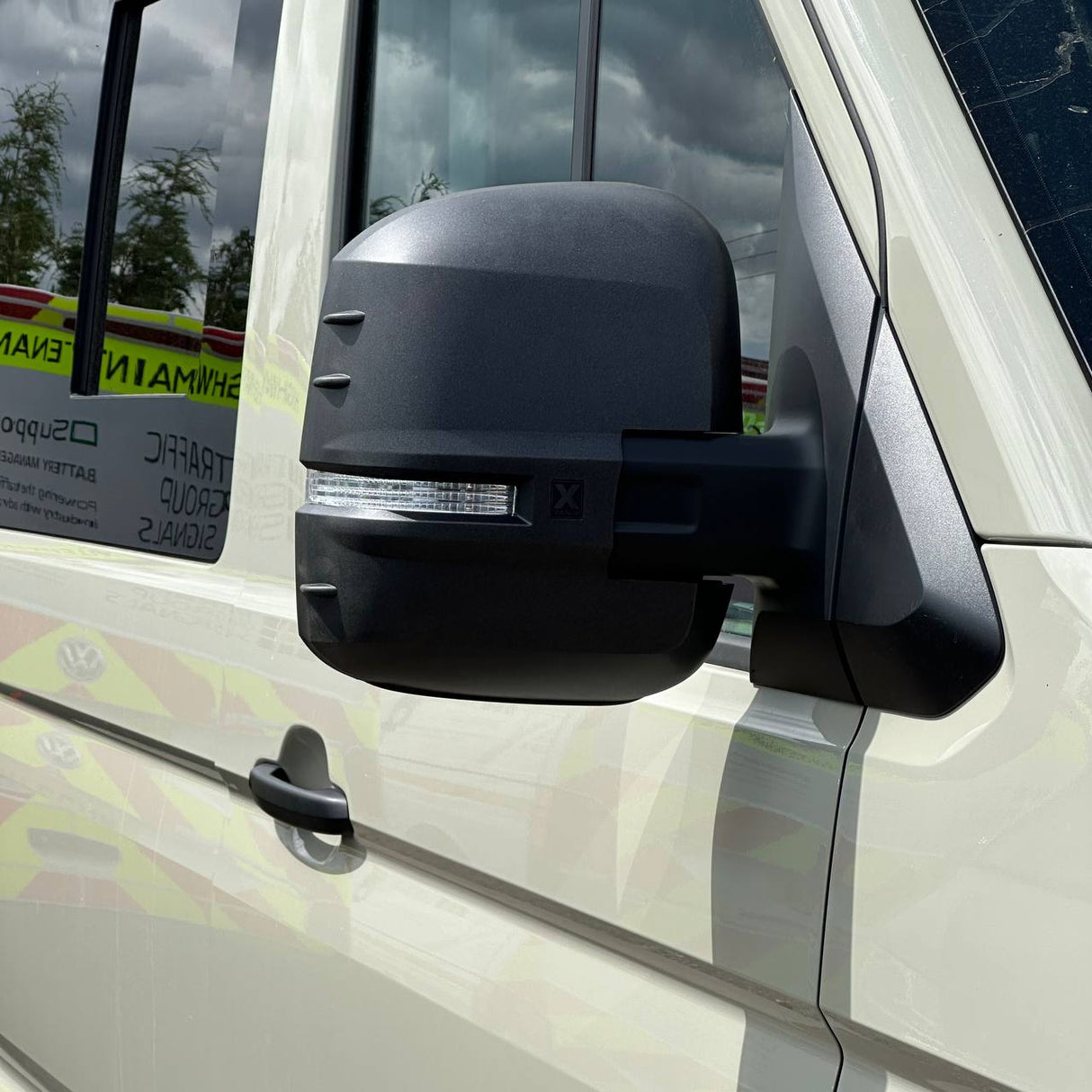 Pour VW Crafter Nouvelle Forme Housses de Rétroviseurs - Ensemble de 2 - Hammerite | Van-X