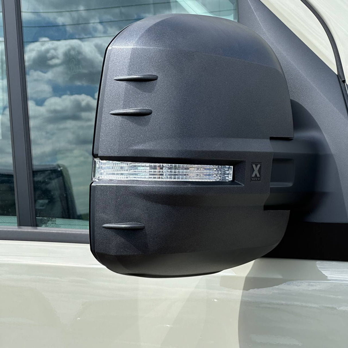 Pour VW Crafter Nouvelle Forme Housses de Rétroviseurs - Ensemble de 2 - Hammerite | Van-X
