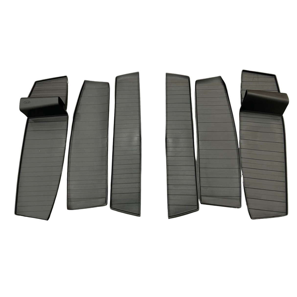 Pour VW Crafter / MAN TGE New Shape Interior Bundle Tapis en caoutchouc - Noir | Van-X