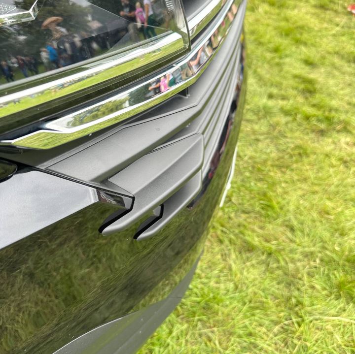 Per alette laterali della griglia anteriore VW T6.1 - Finitura testurizzata (set di 4) | Aggiornamento stilistico Van-X per Volkswagen T6.1