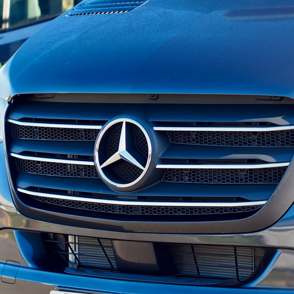 Für Mercedes Sprinter 907 Wabengitter-Set für oberen Kühlergrill – 5-teiliges Set | Van-X