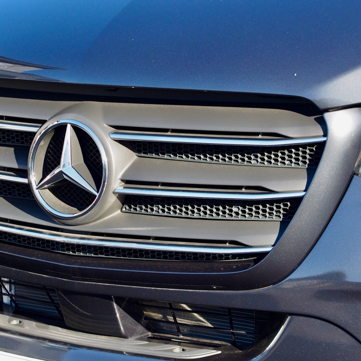 Für Mercedes Sprinter 907 Wabengitter-Set für oberen Kühlergrill – 5-teiliges Set | Van-X