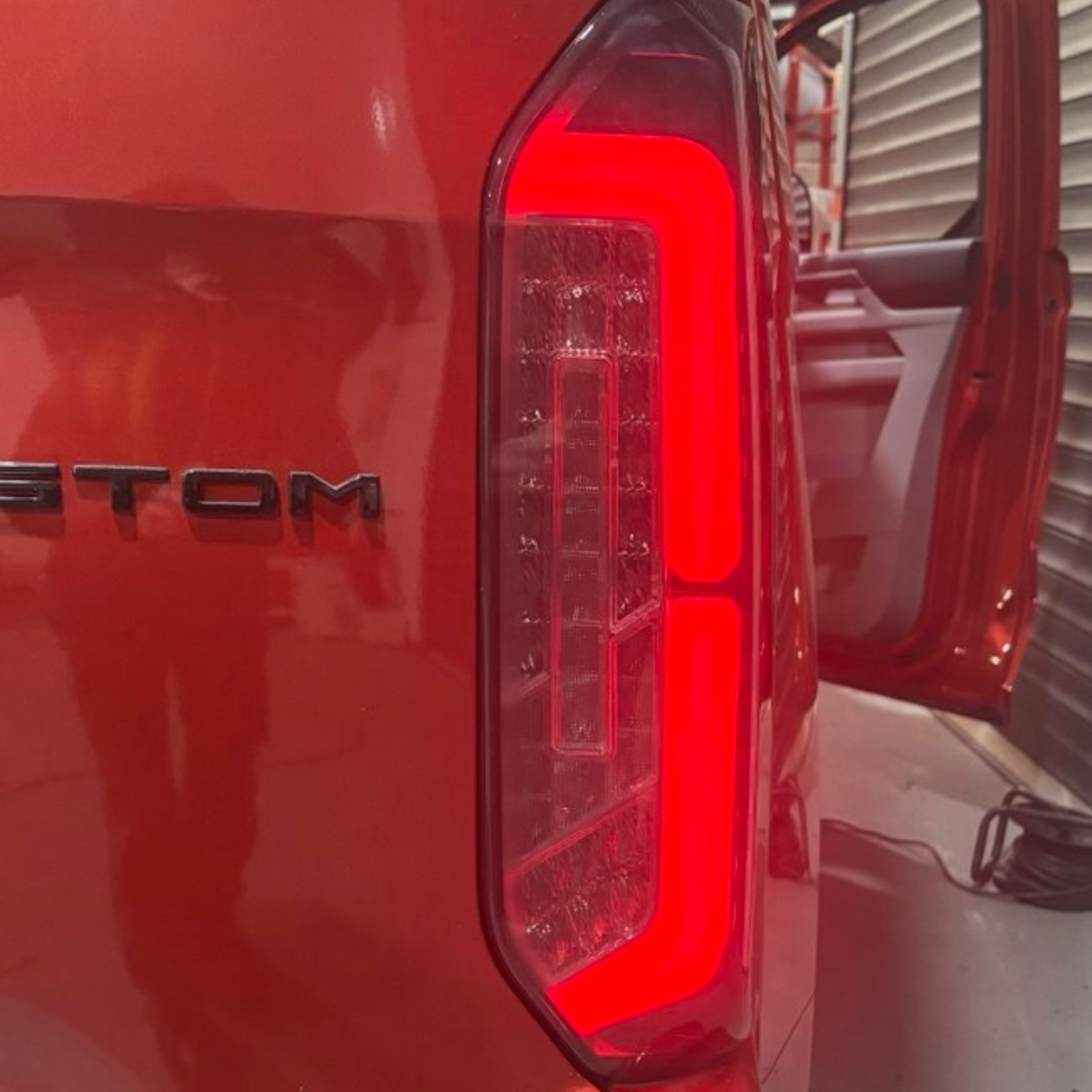 Voor de nieuwe Transit Custom 2024–2026 Van-X Full LED achterlichten Achterlichten – Upgrade van gerookte lenzen