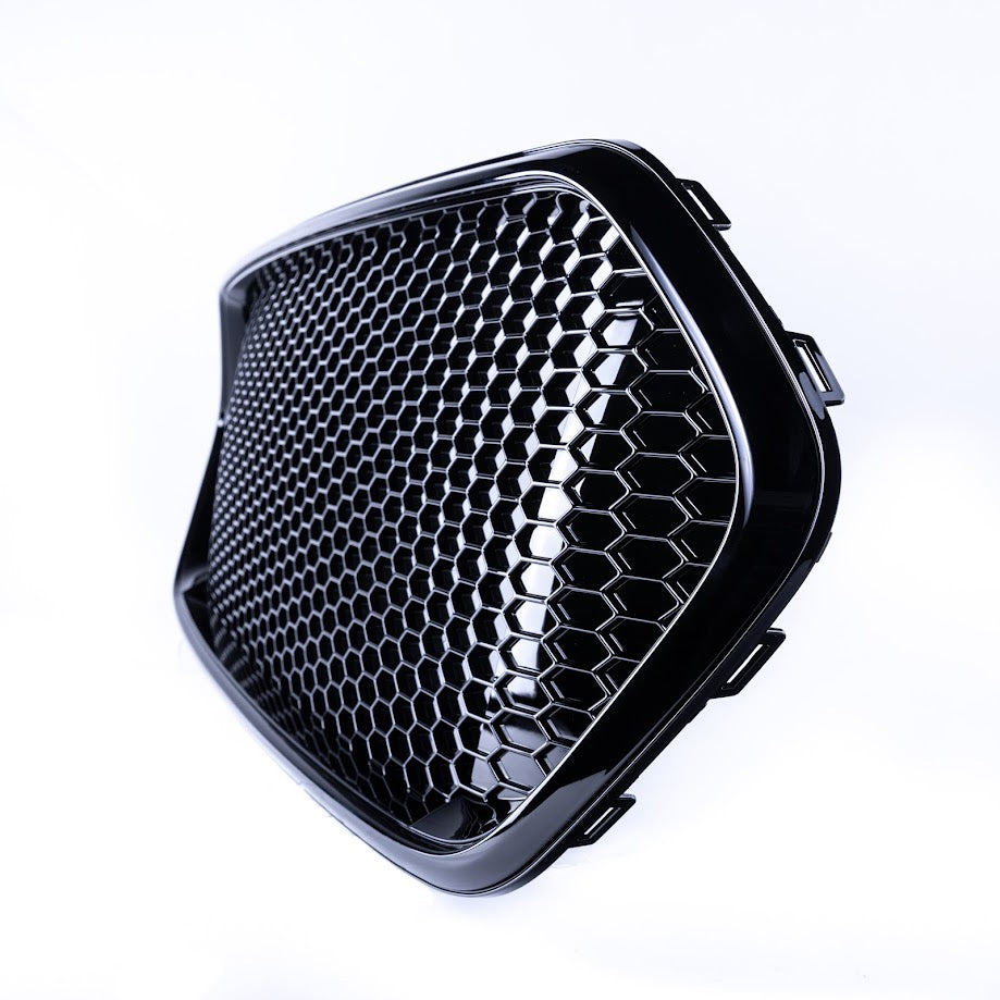 Per Ford Transit Custom Gloss Black Honeycomb Grille Set - Preverniciato e pronto per il montaggio