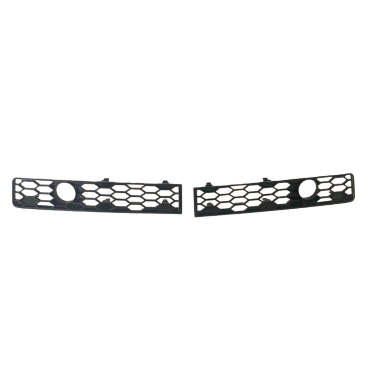 For Fiat Ducato Bumper Honeycomb with Parking Sensors - Gloss Black