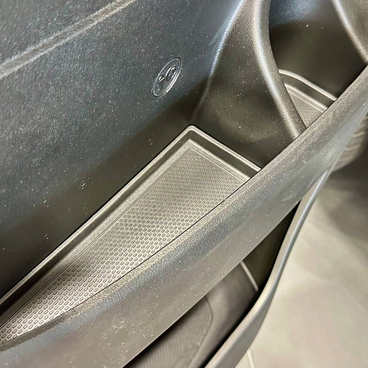 For Opel Movano Rubber Door Liner Pocket Inserts - Black - Van-X