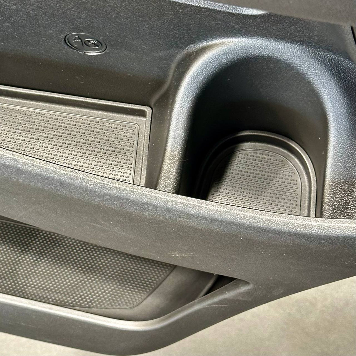 Fiat Ducato RAM ProMaster Revestimiento de Puerta Bolsillos de Goma Bolsillos - Negro - Van-X