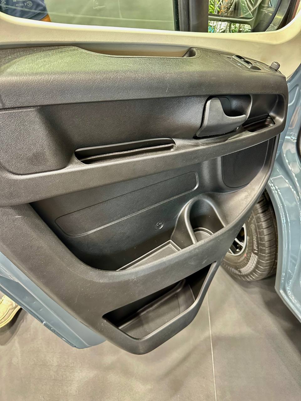 Fiat Ducato RAM ProMaster Revestimiento de Puerta Bolsillos de Goma Bolsillos - Negro - Van-X