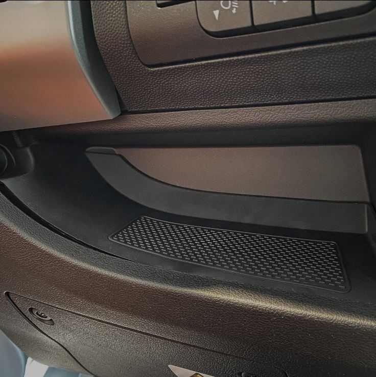 For Fiat Ducato Lower Dashboard Rubber Inserts/Mats Black LHD