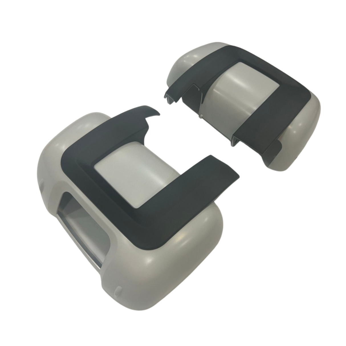 Para Citroen Jumper Tapa de espejo de ala (juego de 2) - Blanco mate | Van-X