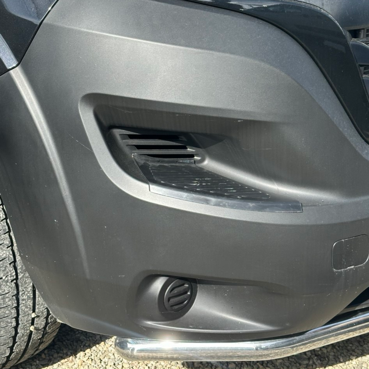 Für Citroën Jumper Frontstoßfänger-Fußplattenschutz – Schwarz, Set von 2 | Van-X