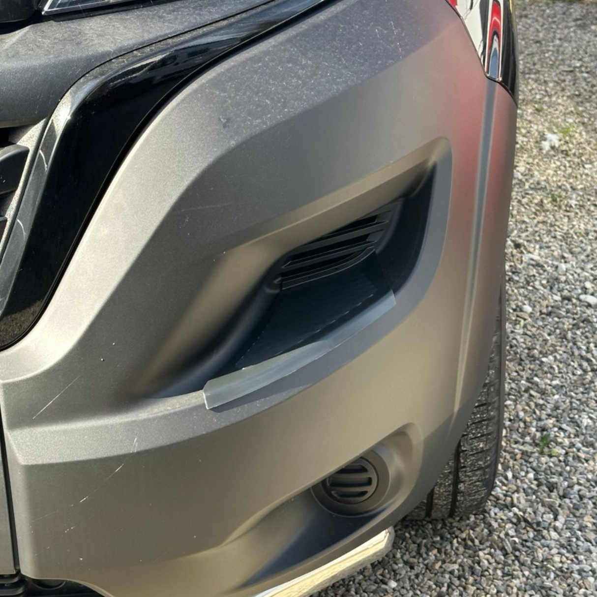 Für Fiat Ducato vordere Stoßfänger-Fußschutzplatten – Schwarz, Set aus 2 | Van-X