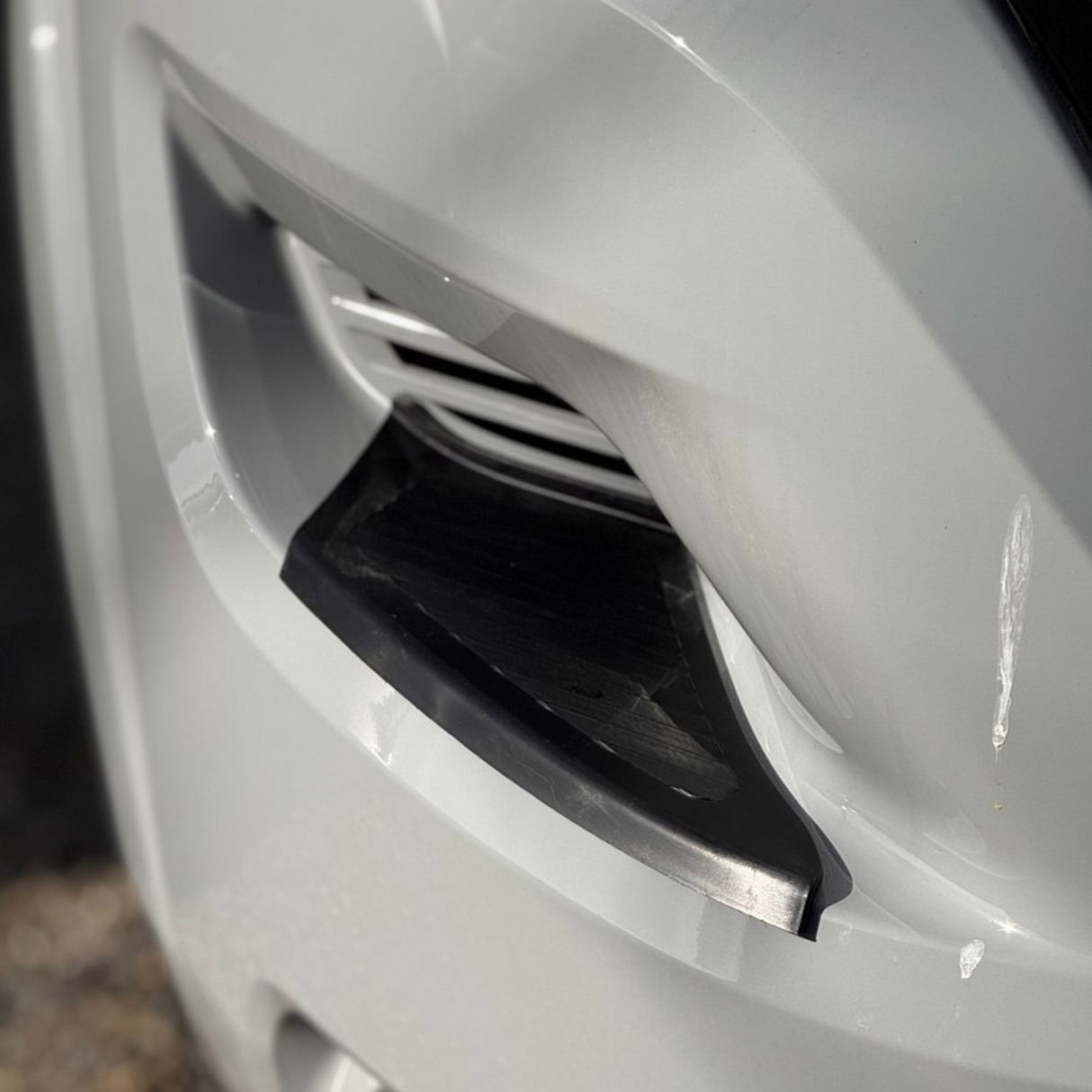 Für Fiat Ducato Frontstoßstange Fußplattenschutz – Schwarz, 2er Set | Van-X