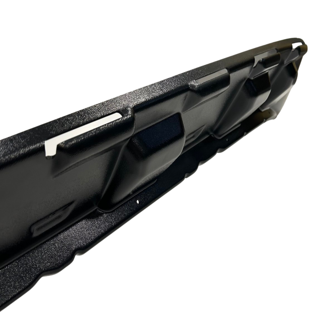 Pour Ford Transit Custom MK1 Protection de pare-chocs avant et garde-boue inférieurs – Noir lisse, protection durable (2012-2018)