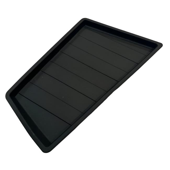 Para insertos y esterillas de goma para bolsillos en las puertas Toyota Proace – Forros de almacenamiento interior negros