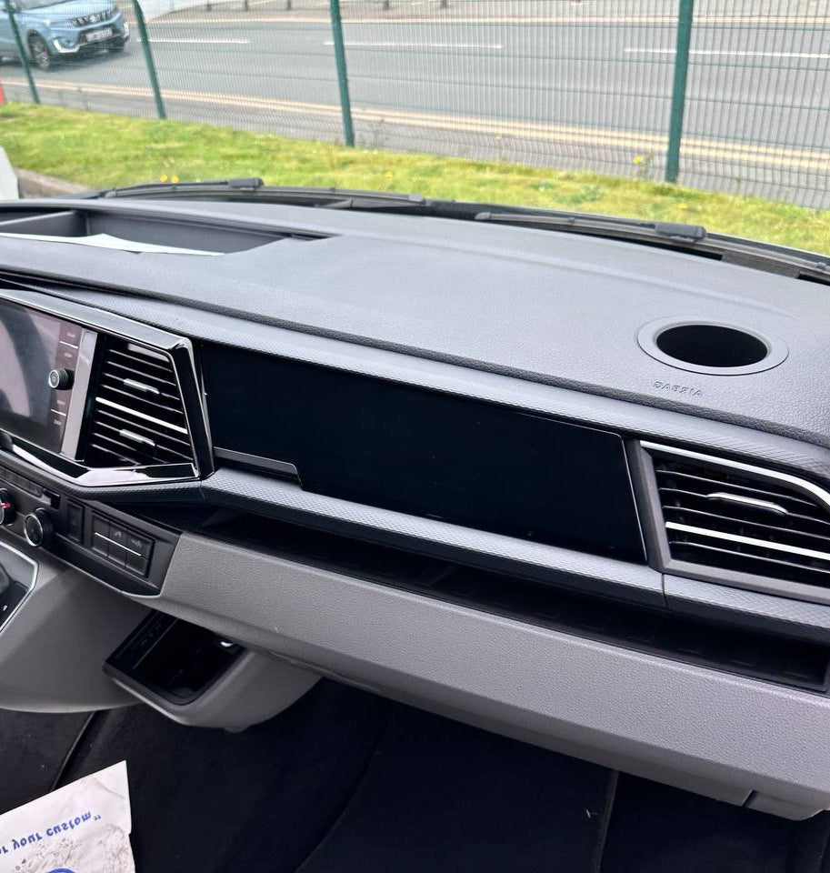 Comfort Handschoenenkastje Interieur Bundel Pakket Voor Volkswagen Transporter T6.1 - Hoogglans Zwart