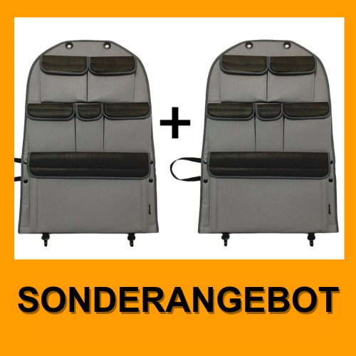 For VW T5 T5.1 Transporter Back Seat Organiser Set of 2 bundle