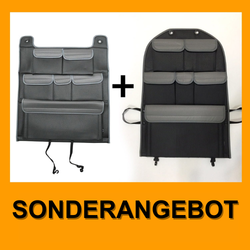 Per VW T5 T5.1 Transporter Organizer per sedile posteriore singolo + doppio