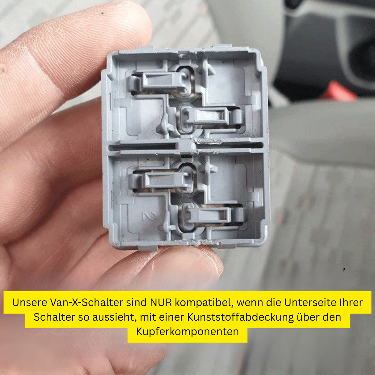 VW T5.1 Capuchons d'interrupteur de vitre électrique