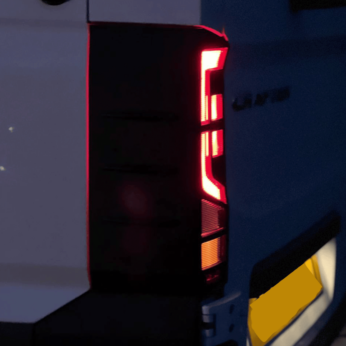 Voor Volkswagen Crafter achterlichtbeschermers - mat zwart (vanaf 2018)