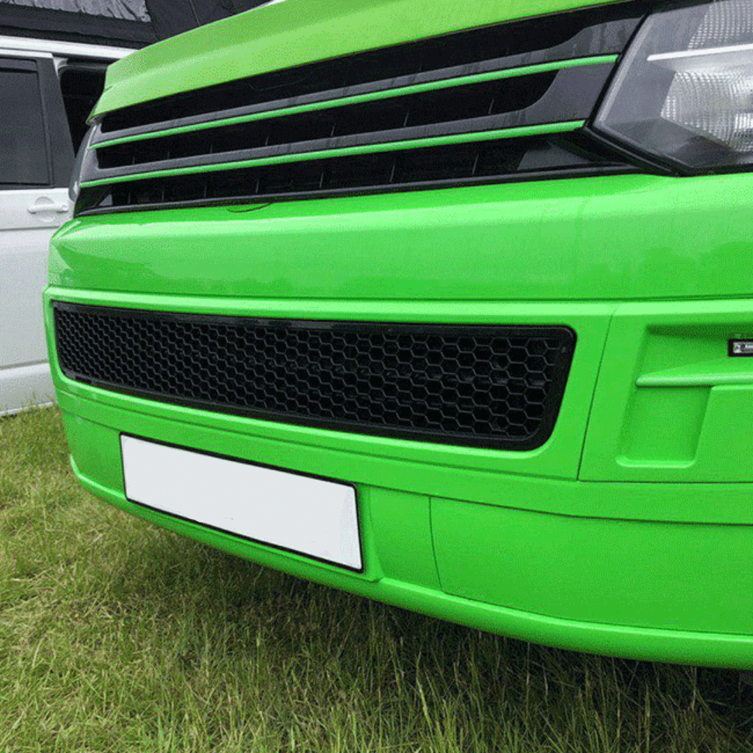 For VW T5.1 Transporter Van Front Styling Gloss-Black Package (2pcs)