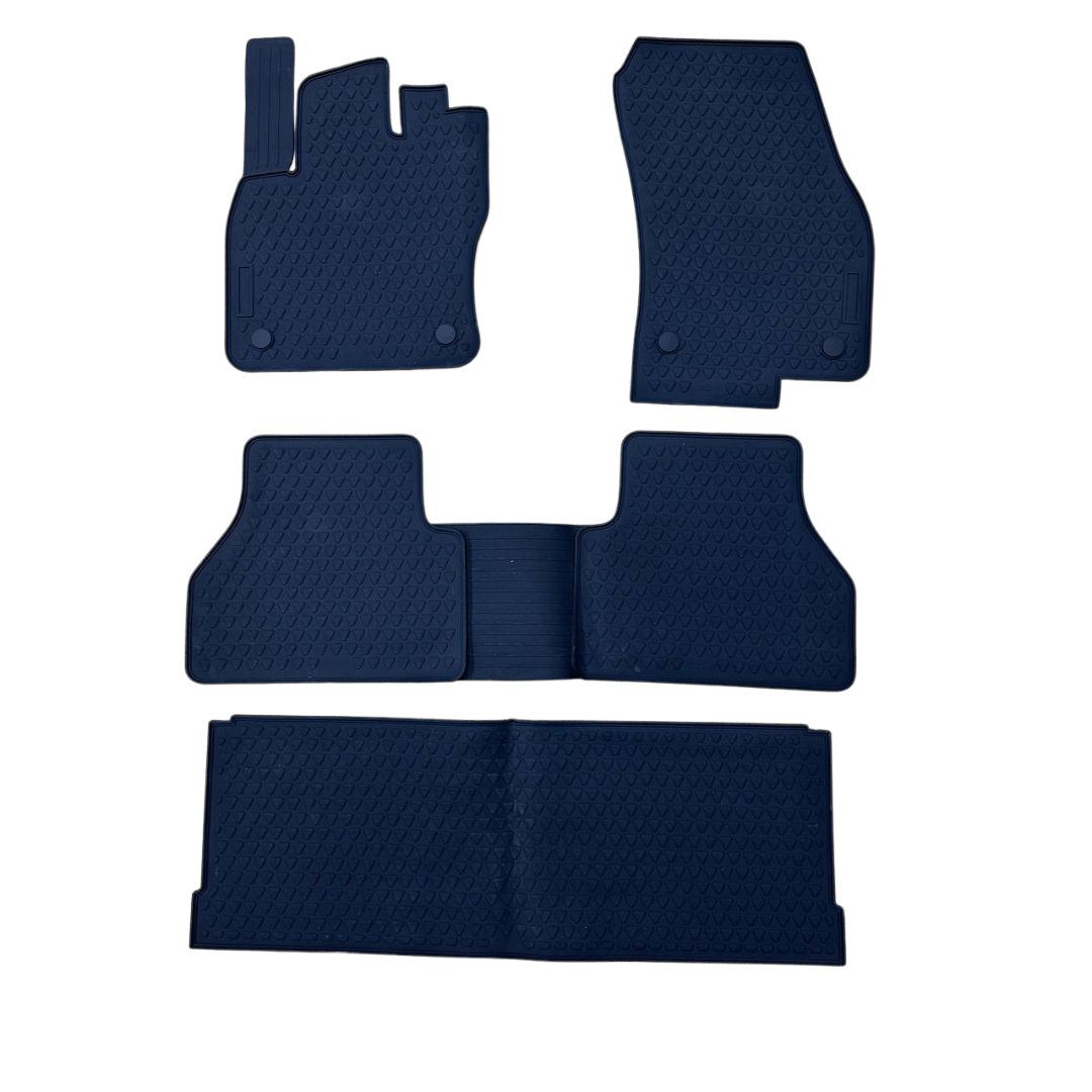 For VW Caddy 2021+ 3D High-Edge Rubber Floor Mats – Van-X Heavy-Duty Interior Protection