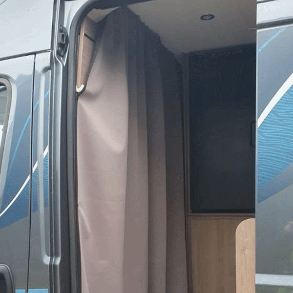 Nuevo para Fiat Ducato Ram ProMaster Autocaravana, Campervan, Maxi-Cabina Divisor Cortina Premium con Riel