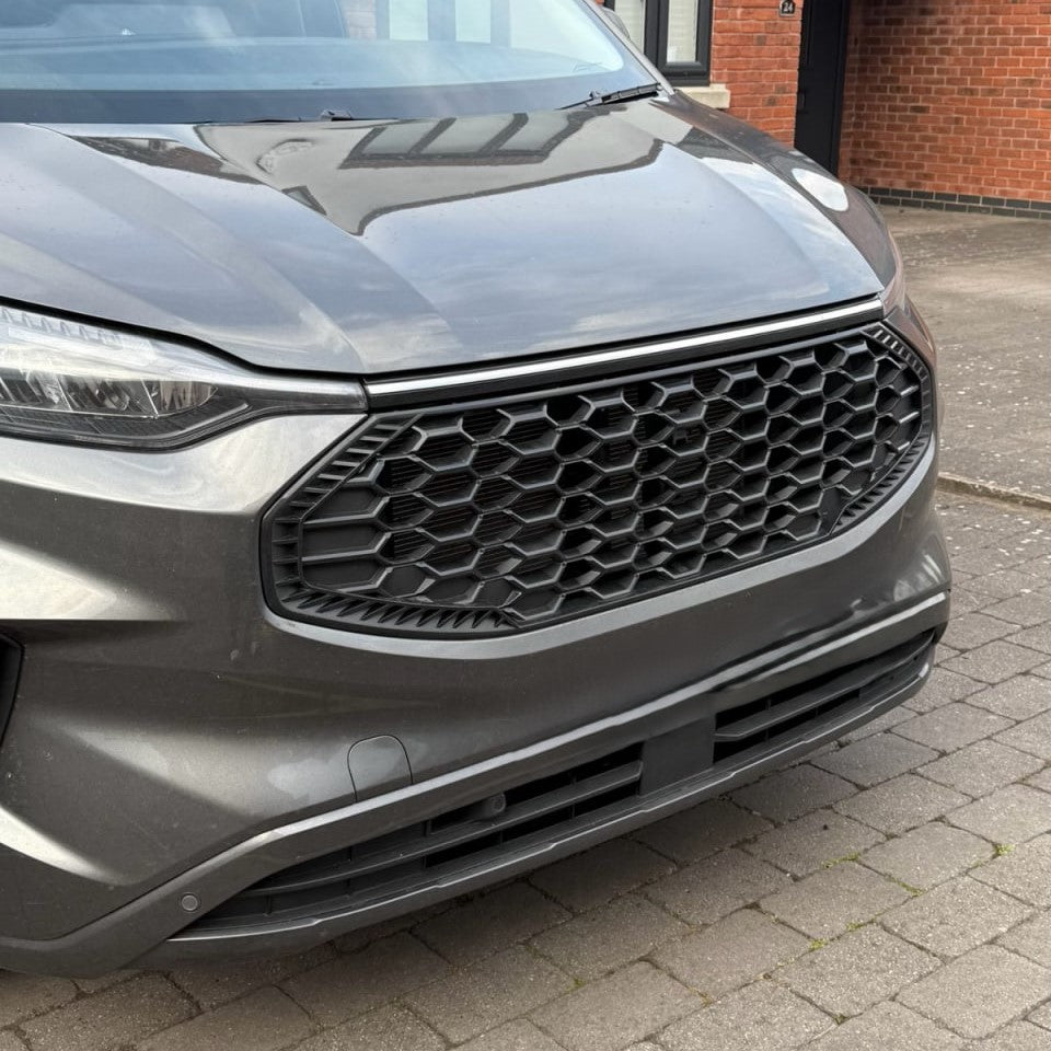 Voor Ford Transit Custom 2024+ Voorgrille – Glanzend Zwart | Stijlvolle en duurzame upgrade
