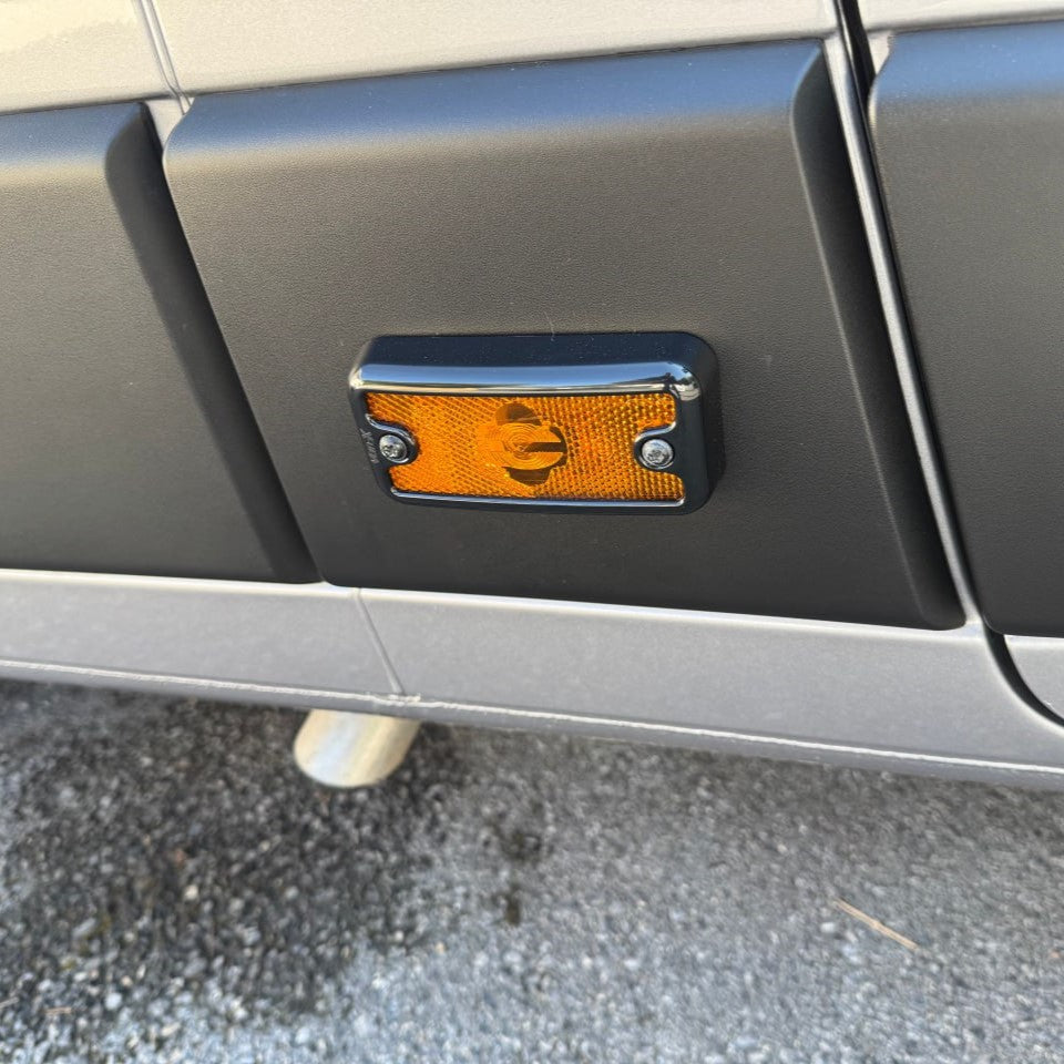 Opel Movano Señal Marcador Protector - Negro Brillante