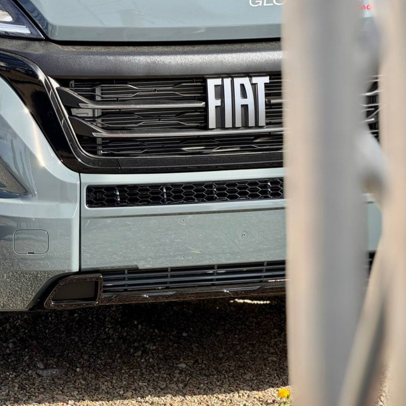 Paraurti Peugeot Boxer Honeycomb senza sensori di parcheggio - Nero lucido