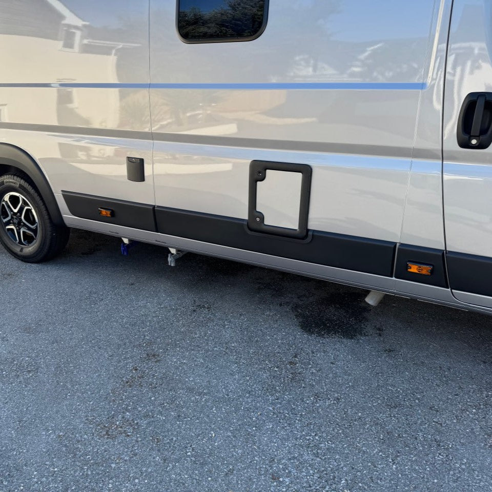 Opel Movano Señal Marcador Protector - Negro Brillante