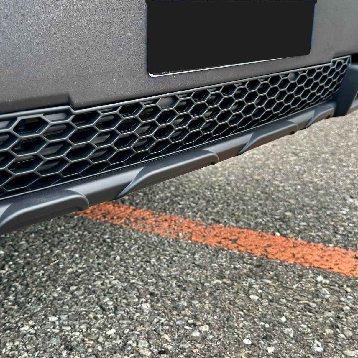 Peugeot Boxer Onderbumper Honingraat Grille - Mat Zwart