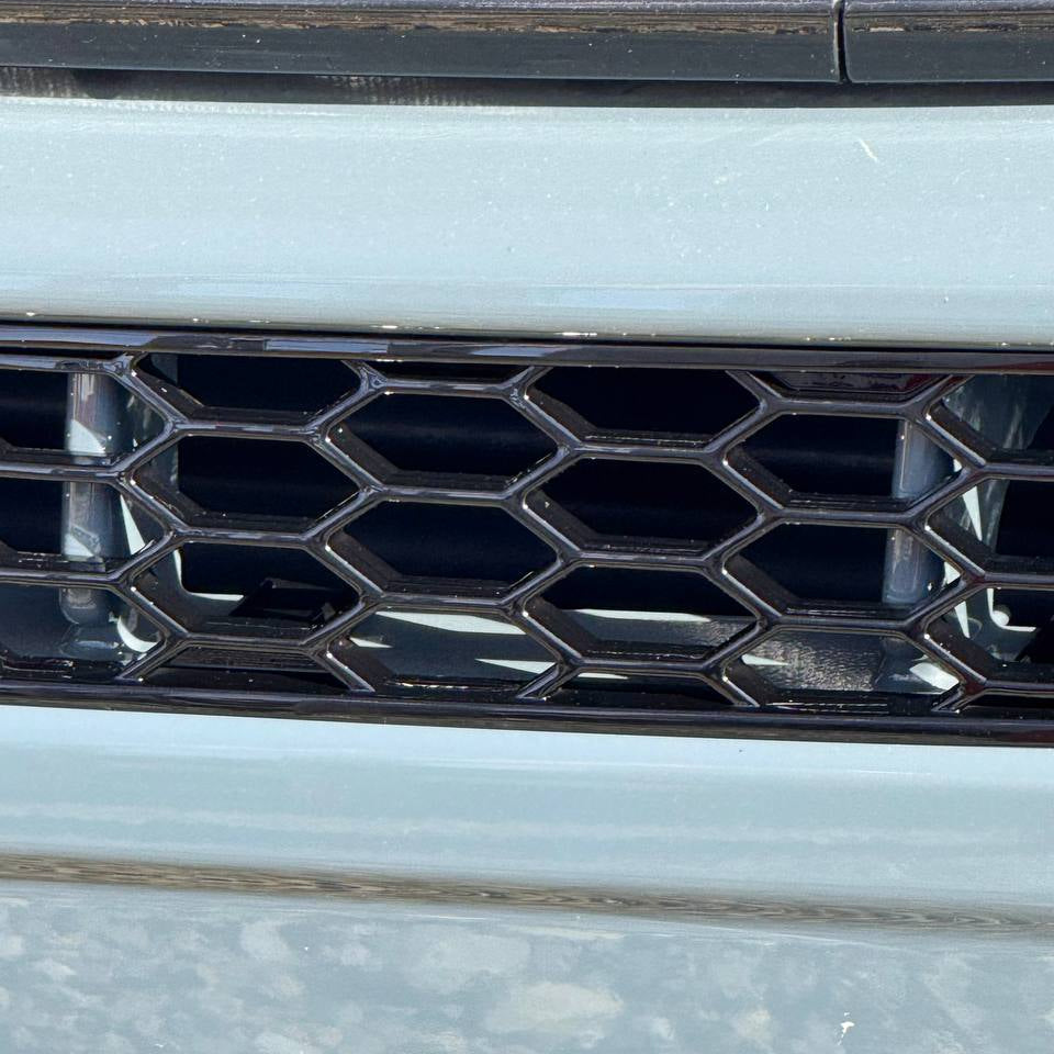 Fiat Ducato Bumper Honingraat zonder Parkeersensoren - Glanzend Zwart