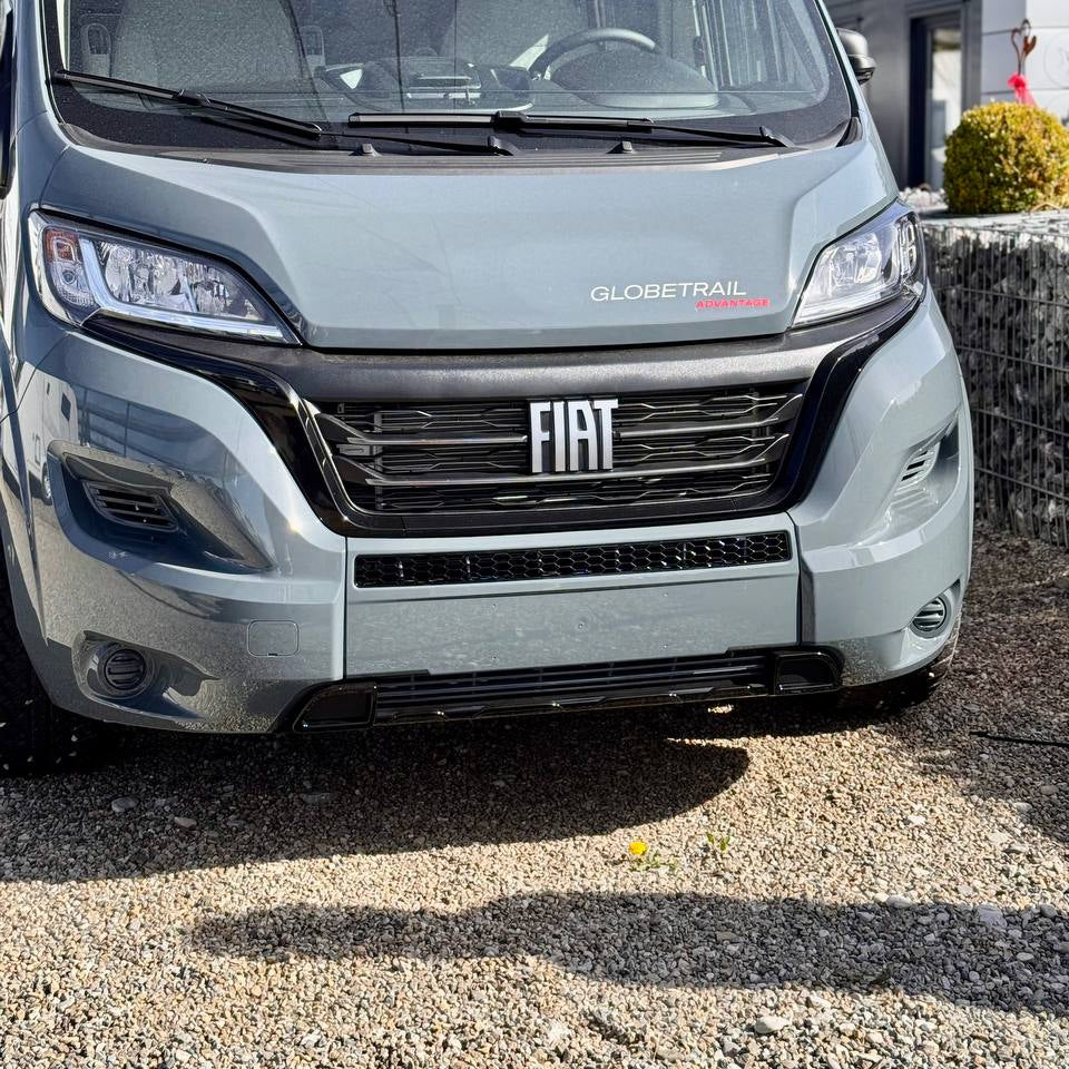 Pare-chocs de Vauxhall Movano en nid d'abeille sans capteurs de stationnement - Noir brillant