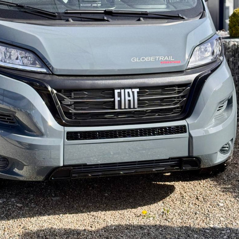 Fiat Ducato Bumper Honingraat zonder Parkeersensoren - Glanzend Zwart