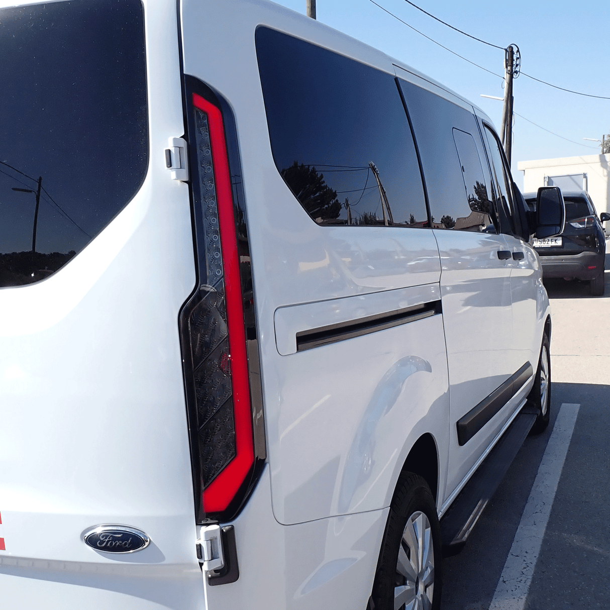 Per i Transit Custom MK2 LED Luci posteriori – Indicatori sequenziali con lenti fumate