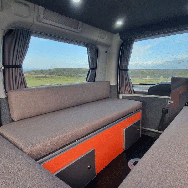 For Toyota Proace Premium Window Curtains - Black/Grey - CREATE YOUR OWN BUNDLE! Van-X