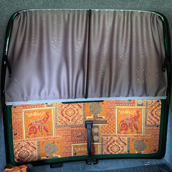 For Toyota Proace Premium Window Curtains - Black/Grey - CREATE YOUR OWN BUNDLE! Van-X