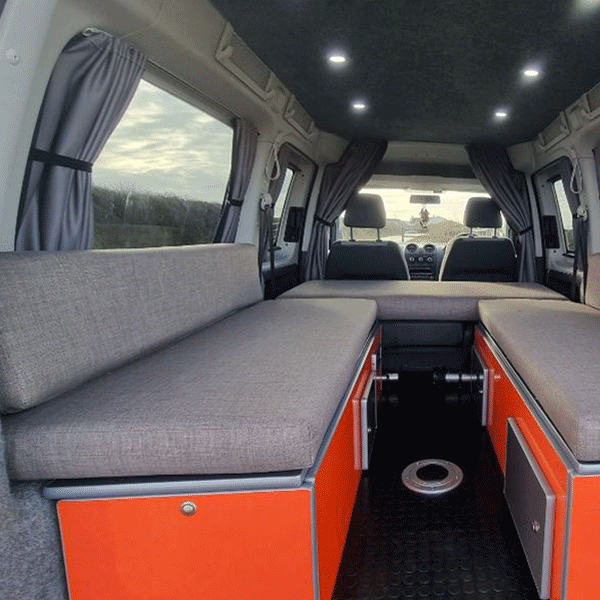 For Toyota Proace Premium Window Curtains - Black/Grey - CREATE YOUR OWN BUNDLE! Van-X